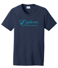 Load image into Gallery viewer, EUPHORIA Ladies Core Blend Tee - Navy
